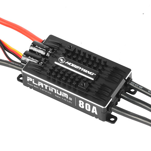 Hobbywing Platinum Pro V4 120A /80A 3-6S Lipo BEC Empty Mold Brushless ESC for RC Drone Aircraft Helicopter