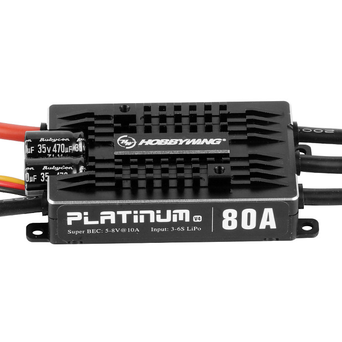 Hobbywing Platinum Pro V4 120A /80A 3-6S Lipo BEC Empty Mold Brushless ESC for RC Drone Aircraft Helicopter