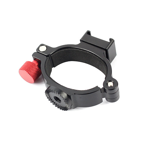 SHENSTAR CNC Aluminum 1/4  Thread Extension Mounting Ring Hot Shoe for DJI OSMO Pocket Stablizer Portable Handheld Gimbal