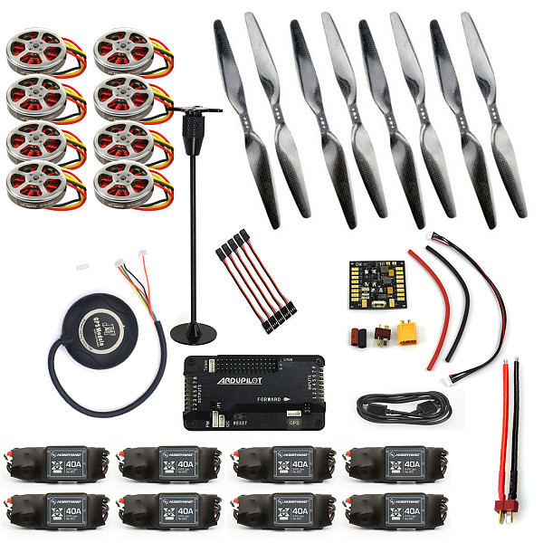 Necessity kits for 8-Aix RC Drone Heli 350KV Motor+40A ESC+1555 Props