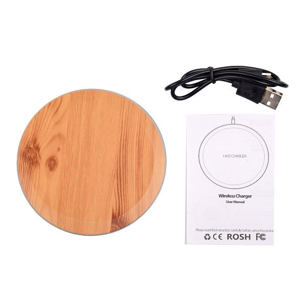 FCLUO Mobile Phone Wireless Charger 10W Compatible with 7.5W High Power Stable Low Temperature Qi Protocol Fast Charger