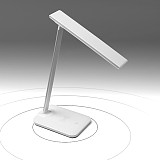 FCLUO LED Desk Lamp with Wireless Charger and USB Charging Port Adajustable Eye-Caring Table Lamp Co
