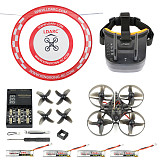 Happymodel Mobula7 V2 75mm Crazybee F3 Pro OSD 2S Whoop FPV Racing Drone Mobula 7 BNF with FPV Goggles Arch Apron