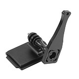 BGNING Helmet Aluminum Fix Mount W/ Long Screw Nut Wrench for Sport Camera Mount Base Holder Competible with GOPRO Hero 1 2 3 3+ 4 5 Session Xiaomi yi Sjcam Cameras