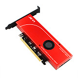 JEYI KNIGHT Power-Fail Protection PCIE3.0 NVME Adapter x16 Full Speed M.2 dd On Card Heat Sink Wafer Fan Cooling SSD