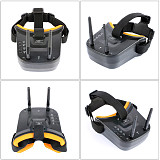 Flysky FPV Goggles Version DIY Mobula 7 V3 FPV Drone Accessories Combo Full Set with Transmitter Crazybee F4 PRO FC V3 Frame SE0802 Motor Turbo Eos2 Camera VTX Arch Apron for Mobula7 75mm Bwhoop75 Brushless Whoop Eachine TRASHCAN TC75