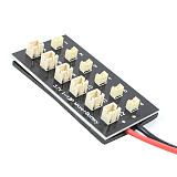 1 To 12 Cells Parallel Charge Board For 3.7V E-Flite MCP X Walkera RC helicopter Lipo battery AKKU