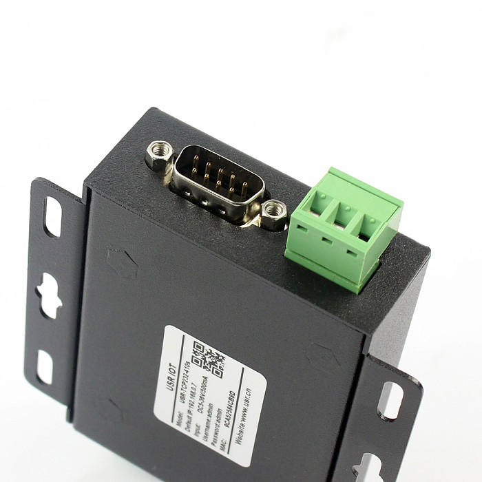 5PCS USRIOT USR-TCP232-410S Terminal Power Supply RS232 RS485 to TCP/IP Converter Serial Ethernet Serial Device Server