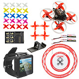 PRO 75mm V2 Crazybee F4 OSD 2S Whoop FPV Watch / Goggles RC Racing Drone with Flysky RX 700TVL Camera 25mW VTX with Parking Apron & Air Gate