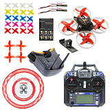 RTF PRO 75mm V2 Crazybee F4 OSD 2S Whoop FPV Watch / Goggles RC Racing Drone with Flysky RX TX 700TVL Camera 25mW VTX with Parking Apron & Air Gate