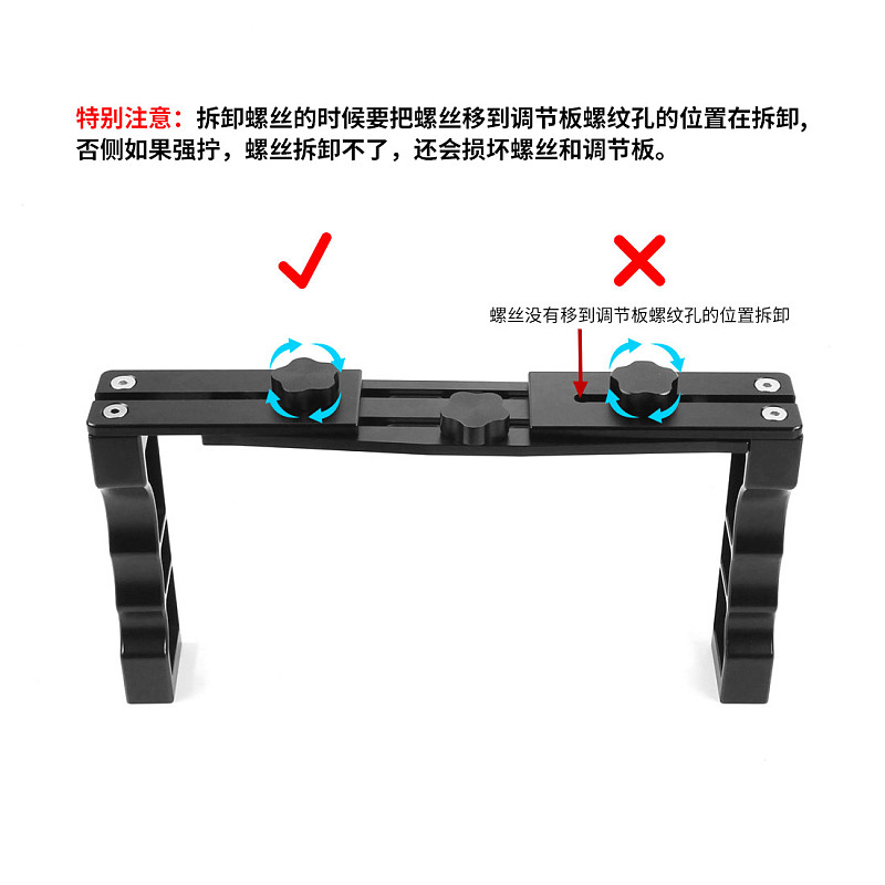 BGNING CNC Aluminum Diving Underwater Waterproof Lighting Arm Bracket System Handle Grip Stabilizer Rig for Sports Camera Housing Diving Case