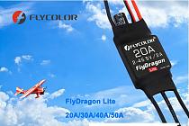 FLYCOLOR Fly Dragon Lite 20A 30A 40A 50A 2-4S Brushless ESC For Fixed-wing RC Aircraft Model