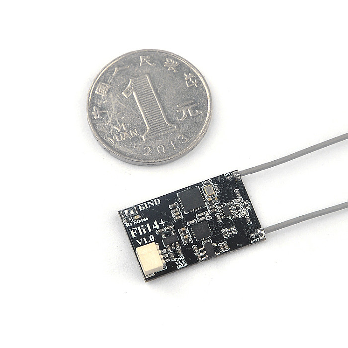 1.7g Fli14+14CH Mini Receiver Compatible Flysky AFHDS-2A w/ PA OSD RSSI Output for FS-i6 FS-i10 Turnigy I6S Transmitter RC Drone Quadcopter