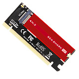 JEYI Swift MX16 M.2 NVMe SSD NGFF TO PCIE 3.0 X16 Adapter M Key Interface Ccard Suppor PCI Express x16 2280 Size m.2 FULL SPEED