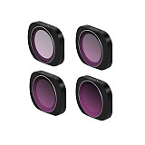 Sunnylife MCUV CPL ND4 ND8 ND16 ND32 ND64 ND-PL Lens Filter Set Aluminum Alloy Magnetic Adsorption for DJI OSMO POCKET Camera Gimbal