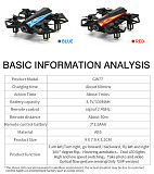 Global Drone GW77 Optical Flow Pocket Mini Drone Aerial Aircraft RC Quadcopter Camera Drone Selfie