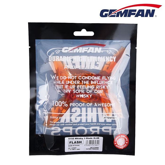 GEMFAN 5152S-3 Propeller 5 Inch 3-Blade PC Material CW/CCW Props Paddle For FPV Quadcopter Racing Drone