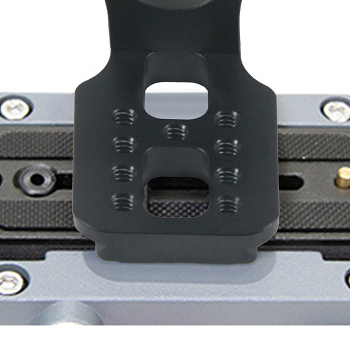Upgraded Version Quick Release L Plate Bracket Vertical Shooting L-132C for Manfrotto Head Zhiyun Gimbal for Canon Nikon Sony Video Cameras