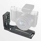 Upgraded Version Quick Release L Plate Bracket Vertical Shooting L-132C for Manfrotto Head Zhiyun Gimbal for Canon Nikon Sony Video Cameras