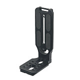 Upgraded Version Quick Release L Plate Bracket Vertical Shooting L-132C for Manfrotto Head Zhiyun Gimbal for Canon Nikon Sony Video Cameras