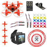 Upgrade 75mm V2 Crazybee F4 Pro OSD 2S FPV Watch Goggles RC Racing Drone Caddx Eos2 Camera 25/200mW VTX Parking Apron & Air Gate