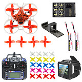 Upgrade 75mm V3 Crazybee F4 Pro OSD 2S FPV Watch / Goggles RC Racing Drone Caddx Eos2 Camera 25/200mW VTX & RC Training Parts