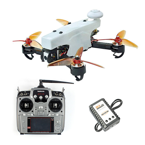 JMT 210 FPV Racing Drone Quadcopter RTF with Radiolink AT10II TX RX 100KM/H High Speed 5.8G FPV DVR 720P Camera GPS OSD Mini PIX