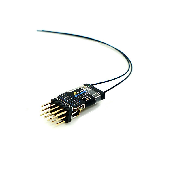 FrSky G-RX6 6/16 Telemetry Receiver Designed for Gliders Ultra Small and Super Light 6 PWM Output