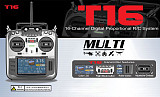 Jumper T16 Open Source Multi-protocol Radio Transmitter JumperTX 2.4G 16CH 4.3 inch LCD for FPV Racing Drone Aircraft
