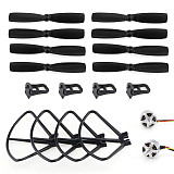 MJX Bugs 3 B3 Mini RC Quadcopter Spare Parts Combo Set 1306 2750KV Brushless Motor CW CCW Propellers & Guard Ring & Landing Gear