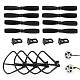 MJX Bugs 3 B3 Mini RC Quadcopter Spare Parts Combo Set 1306 2750KV Brushless Motor CW CCW Propellers & Guard Ring & Landing Gear