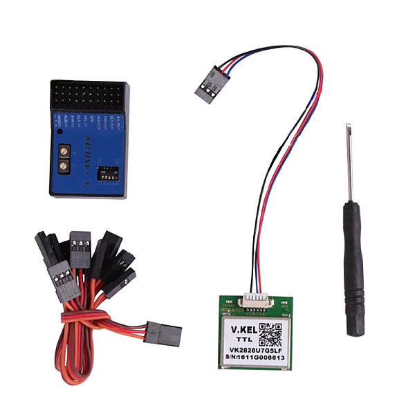 JMT NEW NB One NB One+ 32 Bit Flight Controller Built-in 6-Axis Gyro with Altitude Hold Mode + GPS Module for FPV RC Fixed Wing Automatic Balance