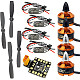 Combo Set for 250 210 RC Drone : 4x 1806 2400KV Brushless Motor + Mini BLHeli OPTO 16A ESC + 5045 Propellers CW CCW with PDB BEC