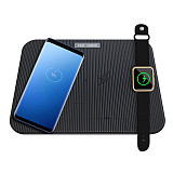 3In1 QI Fast Wireless Charger Stand Foldable for iPhone 8 Plus X XR XS MAX Charging Pad Dock Station for Apple Watch for AirPods