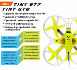 Upgrade Version LDARC TINY GT7 75mm / GT8 87.6mm Mini FPV RC Racing Drone PNP BNF Betaflight F3 10A Blheli_S 800TVL Cam 5.8G 25mW VTX 2S Quadcopter