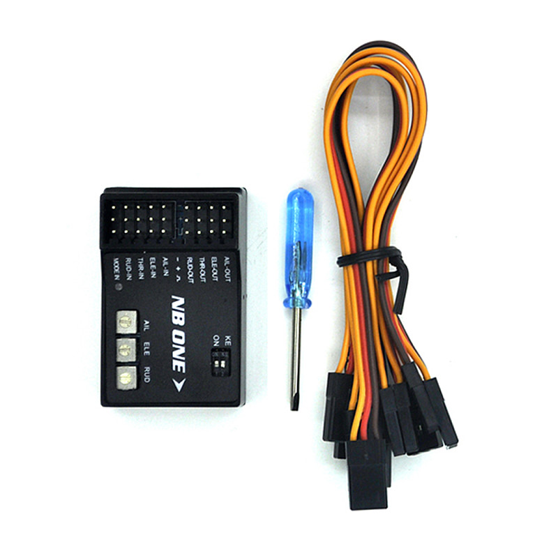 JMT NB One 32 Bit Flight Controller Built-in 6-Axis Gyro With Altitude Hold Mode for FPV RC Fixed Wing Support Multiple Models Automatic Balance