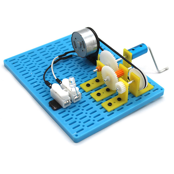 Feichao Children DIY Toy blue Generator Model Palstic Science Experiment Handmade Kits Preschool Educational Kids Toys