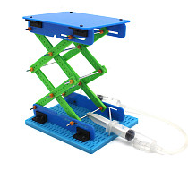 Feichao DIY Toy Model Hydraulic Lifting Platform Kids Toys Scissor Lift Table for Children Science Technology Gift