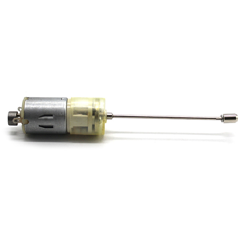 Feichao 4PCS Mini Long Shaft Gear Motor 3-6V Geared Motor Transparent Gearbox Vibration Motors DIY Toy Model Accessories
