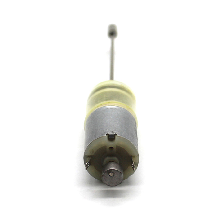Feichao 4PCS Mini Long Shaft Gear Motor 3-6V Geared Motor Transparent Gearbox Vibration Motors DIY Toy Model Accessories