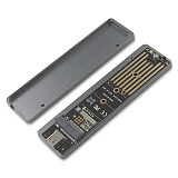 JEYI SuperCar m.2 NVME Aluminium TYPEC3.1 Mobile SSD Box Optibay SSD Case TYPE C3.1 JMS583 m2 USB3.1 M.2 PCIE SSD U.2 PCI-E SATA