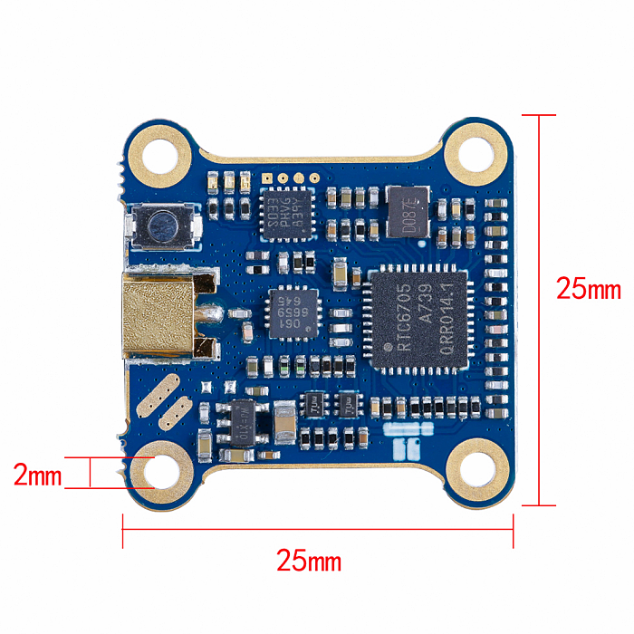 iFlight SucceX 5.8G 48CH 500mW Adjustable VTX Mini Image Transmission 20x20 for FPV Racing Drone Quadcopter DIY Models