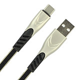 FCLUO Braided Fast Charging Data Cable For Type-C Interface Mobile Phone