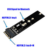 XT-XINTE M.2 NGFF SSD Key A to Key B+M Key M Adapter Card Module to 2.5inch SATA Converter for 2230/2242/2260/2280 Desktop PC
