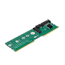 XT-XINTE M.2 NGFF B-Key SATA-Bus SSD to SATA3 Adapter DDR Memory Slot installation Expansion Riser Card for 2230 2242 2260 2280 M2 SSD