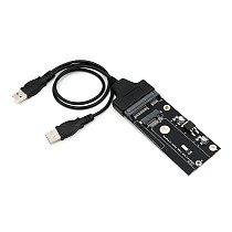 XT-XINTE 20+6Pin SSD to SATA 2.5inch USB Adapter Card with USB 2.0 Cable Converter for Laptop Thinkpad Lenovo X1 Carbon