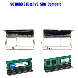 XT-XINTE SO-DIMM 204PIN DDR3 memory Test Protection Adapter TN4413/TN4412 for RVS STD 204Pin Slot Notebook PC