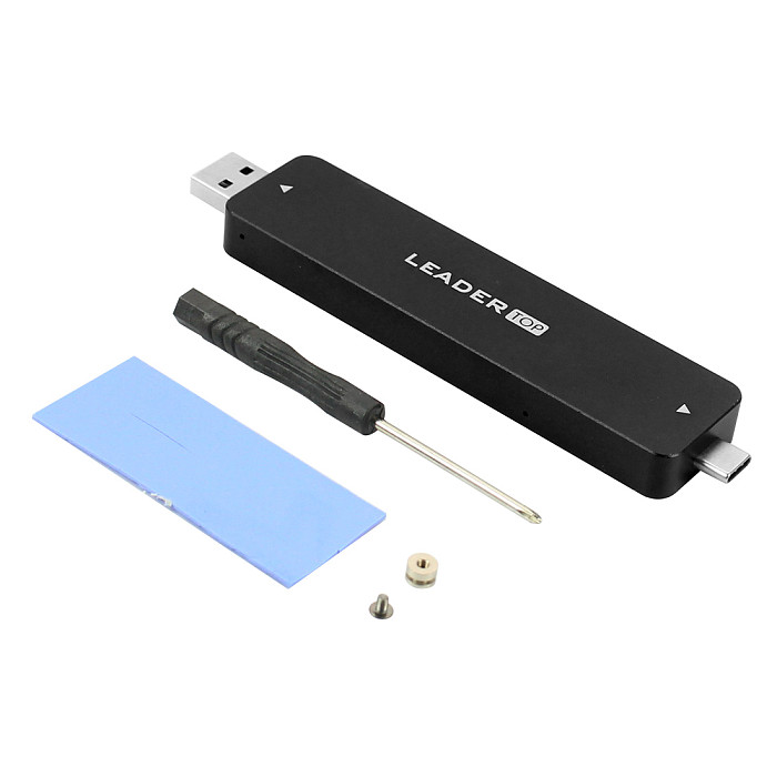 JEYI LEADER m.2 NVME Aluminium TYPEC3.1 Mobile SSD Box SSD Case TYPE C3.1 JMS583 m.2 USB3.1 M.2 PCIE SSD U.2 PCI-E TYPEC