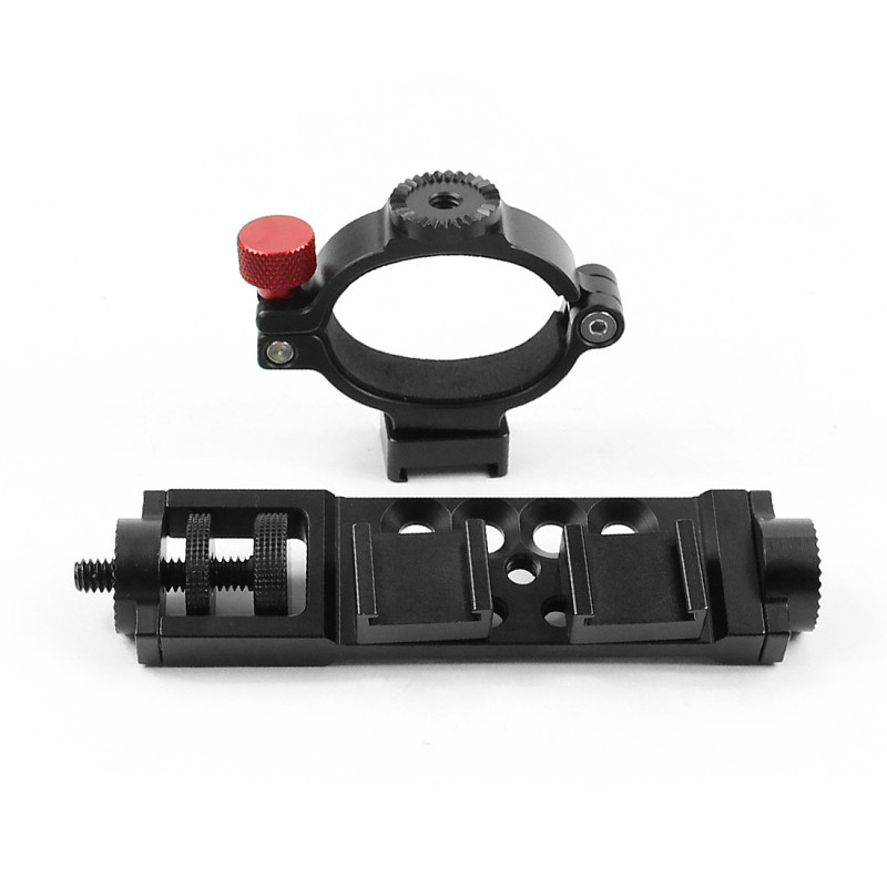 BGNING CNC Universal Expansion Bracket Mount PRO Version for OSMO+ Plus With Mounting Ring Hot Shoe For DJI OSMO Mobile Gimbal Handheld Tripod Accessories