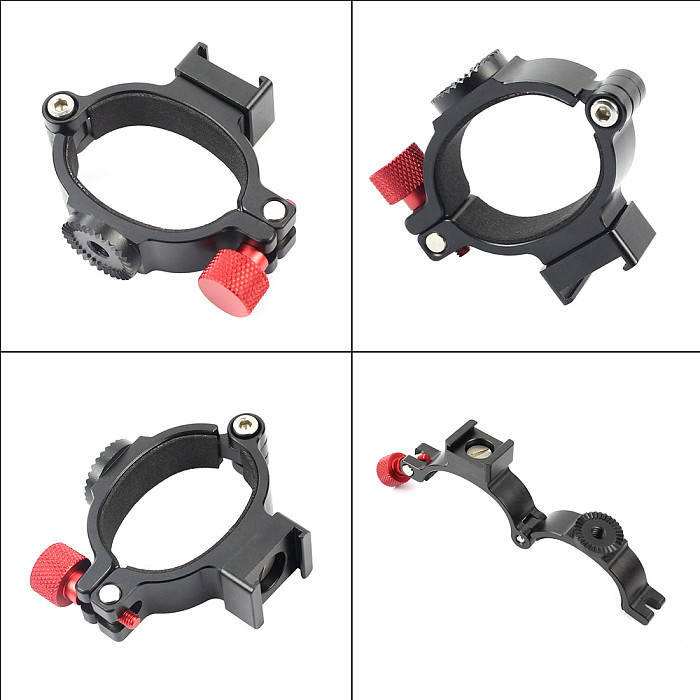 BGNING CNC Universal Expansion Bracket Mount PRO Version for OSMO+ Plus With Mounting Ring Hot Shoe For DJI OSMO Mobile Gimbal Handheld Tripod Accessories